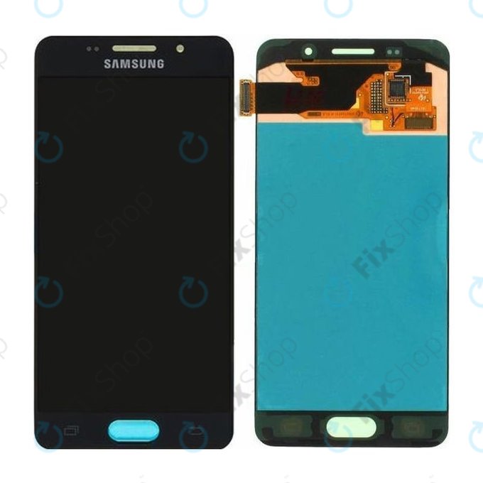 Samsung Galaxy A3 A310F (2016) - LCD Display + Touch Screen (Black) - GH97-18249B, GH97-19803B Genuine Service Pack