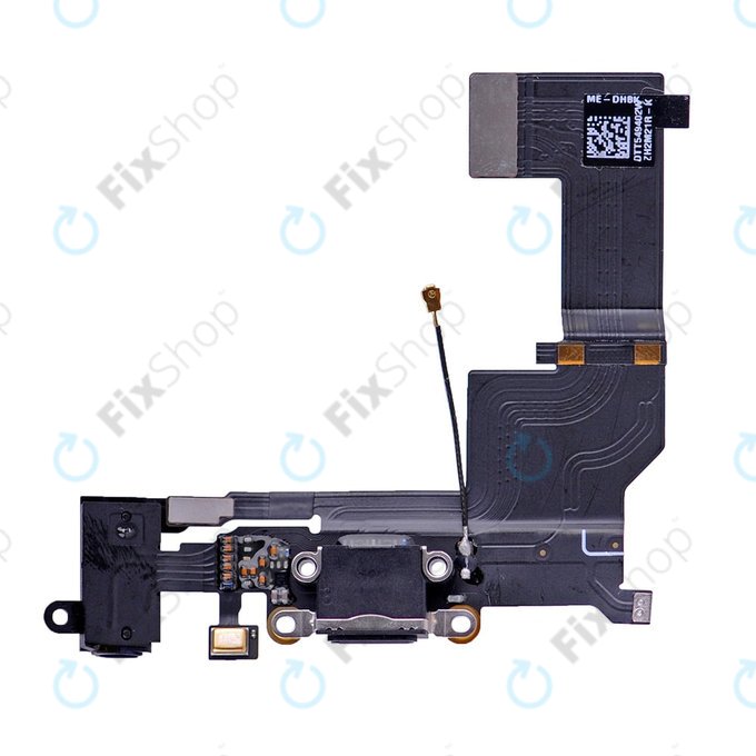 Apple iPhone SE - Charging Connector + Flex Cable (Black)