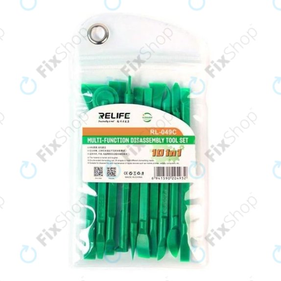 Relife RL-049C - High Hardness Disassembly Tool Set 10in1 (Green)