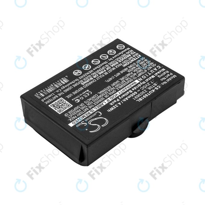Battery for Ikusi TM60, 61, 62, 600mAh, Ni-MH, 7.2V, BT06, HQ