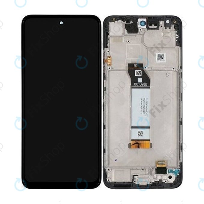 Xiaomi Redmi Note 10 5G - LCD Display + Touch Screen + Frame (Graphite Grey) - 5600020K1900 Genuine Service Pack