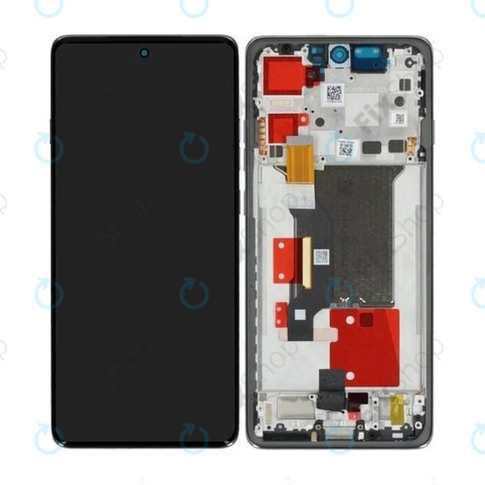 Motorola Edge 60 Pro - LCD Display + Touch Screen + Frame (Shadow) - 5D68C30045 Genuine Service Pack