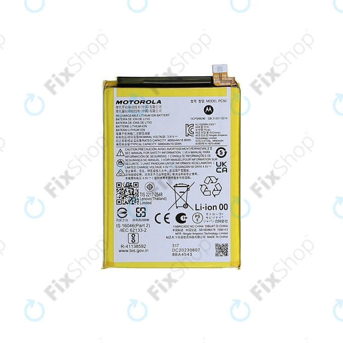Motorola Moto G14, G54 - Battery PC50 5000mAh - SB18E08688 Genuine Service Pack