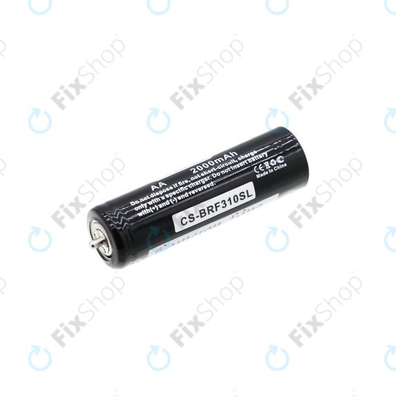 Battery for Panasonic, Braun, 2000mAh, Ni-MH, 1.2V, WER1411L2508, HQ