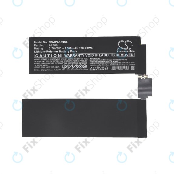 Apple iPad Pro 11.0 (3rd Gen 2021) - Battery A2369 7600mAh HQ