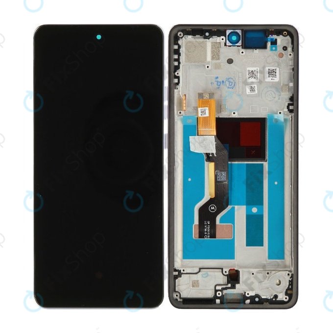 Display for Motorola Moto G86 5G, Touch Screen with Frame, Cosmic Sky, 5D68C30475, Genuine Service Pack