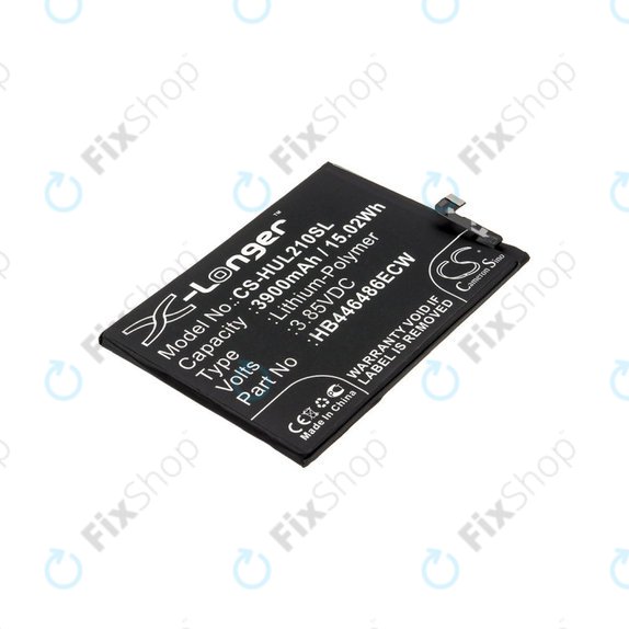 Battery for Huawei P Smart Pro 2019, 3900mAh, Li-Pol, 3.85V, HB446486ECW, HQ