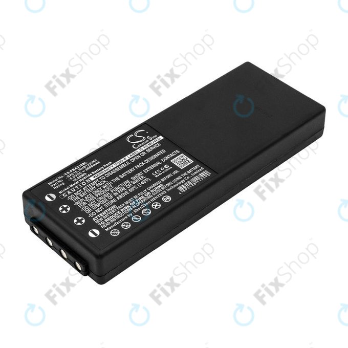 Battery for HBC Radiomatic BA, 2000mAh, Ni-MH, 6V, RHB1220KY, HQ