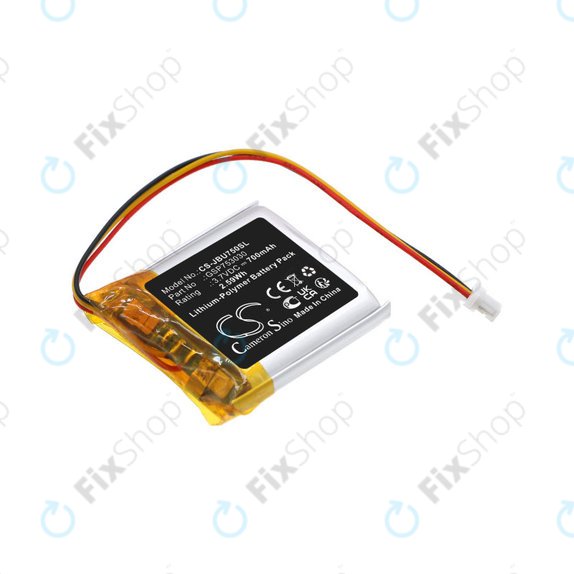 Battery for JBL Tune 750, 700mAh, Li-Pol, 3.7V, GSP753030, HQ
