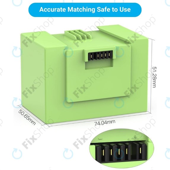 iRobot Roomba e-series, i-series - Battery ABL-D1, 4624864, ABL-D2 Li-Ion 14.4V 3400mAh