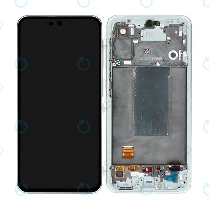 Samsung Galaxy A56 A566E - LCD Display + Touch Screen + Frame (Awesome Lightgray) - GH82-36829B Genuine Service Pack