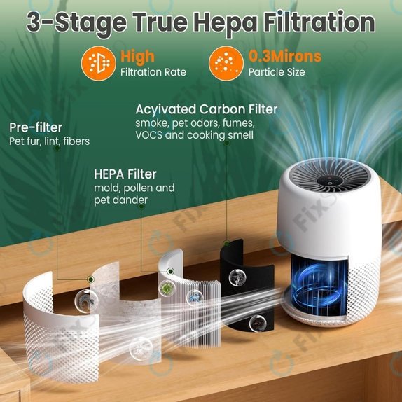 Levoit Core Mini - HEPA filter 3in1 (Activated carbon) (2pcs)