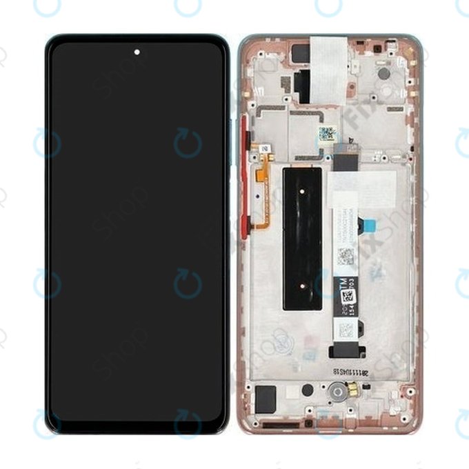 Xiaomi Mi 10T Lite 5G - LCD Display + Touch Screen + Frame (Rose Gold Beach) - 5600050J1700 Genuine Service Pack