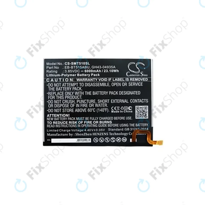 Samsung Galaxy Tab A 10.1 2019 - Battery EB-BT515ABU 6000mAh HQ