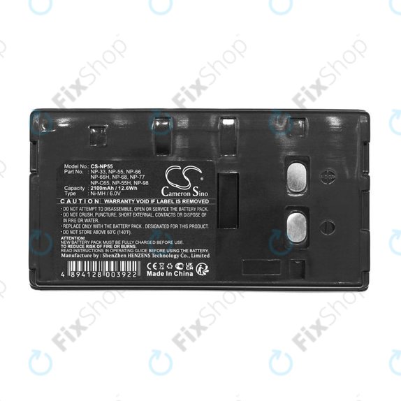 Battery for Blaupunkt, Sony, Akai, HP, 2100mAh, Ni-MH, 6V, NP-33, HQ