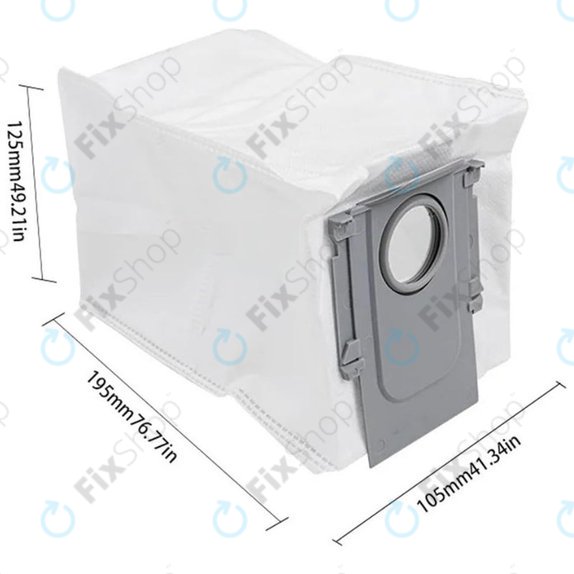 Dust Bag, 2pcs for Xiaomi Roborock Q Revo, Dyad Pro, Dyad Pro Combo