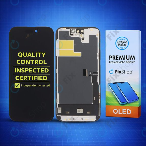 Display Soft OLED for iPhone 14 Pro, Touch Screen with Frame, DIAGNOSTIC