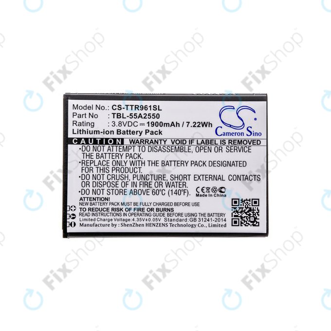 Battery for TP-Link M7350, 1900mAh, Li-ion, 3.8V, TBL-55A2550, HQ