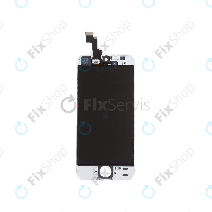 Display for iPhone 5S, SE, White, Touch Screen with Frame