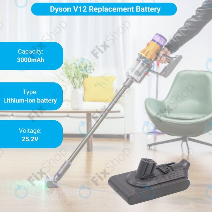 Dyson V12 - Battery 965470-01 Li-Ion 25.2V 3000mAh
