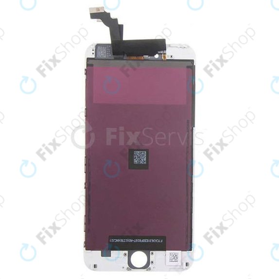 Display for iPhone 6 Plus, White, Touch Screen with Frame