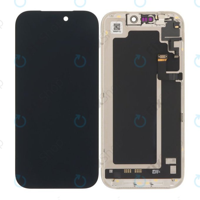 Display Soft OLED 120Hz for iPhone 17 Pro, Touch Screen with Frame, DIAGNOSTIC