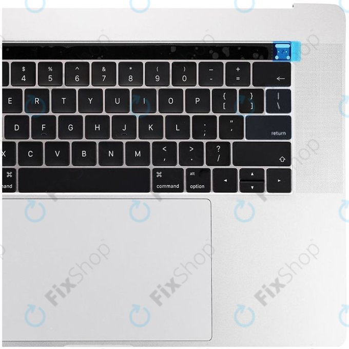 Apple MacBook Pro 15" A1707 (Late 2016 - Mid 2017) - Top Keyboard Frame + Keyboard US + Microphone + Trackpad + Speakers (Silver)