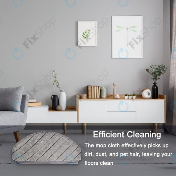 Mop Cloth, 2pcs for Ecovacs Deebot N20, N20 Plus, N20 Pro Plus