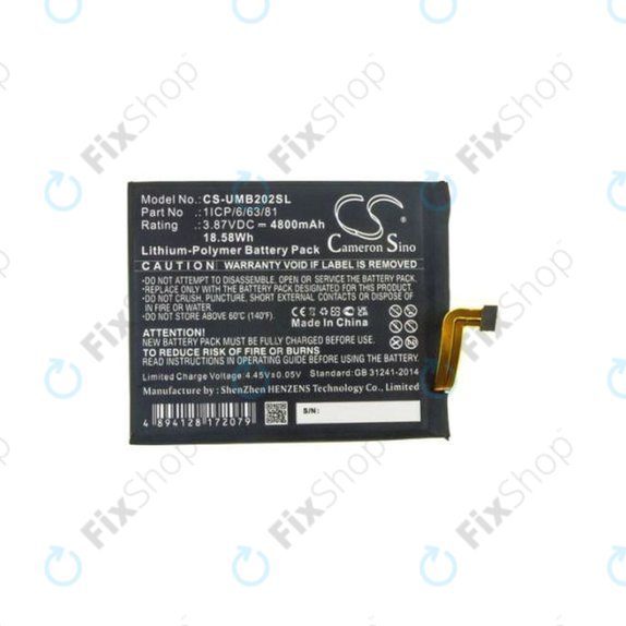 Umidigi Bison, Plus - Battery 1ICP/6/63/81 4800mAh HQ