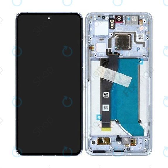 Xiaomi 14T Pro - LCD Display + Touch Screen + Frame (Titan Blue) - 56001700N1200 Genuine Service Pack
