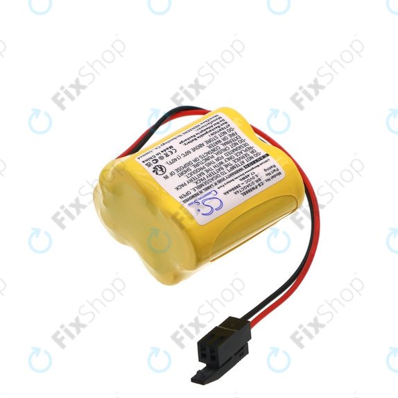 Battery for GE FANUC ALPHA iSV, BETA iSV, 2900mAh, Li-MnO2, 6V, A98L-0031-0025, HQ