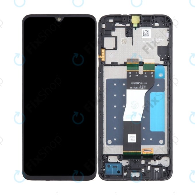 Samsung Galaxy A05s A057G - LCD Display + Touch Screen + Frame (Black) TFT