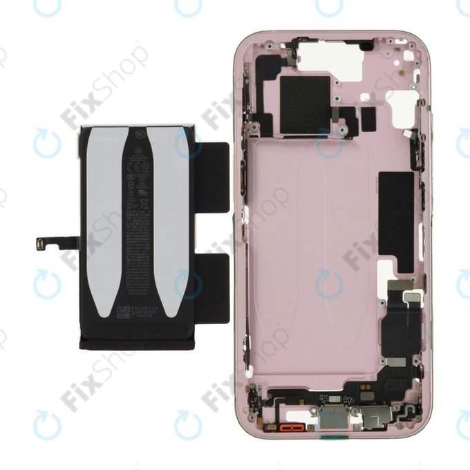 Middle Frame with Battery for iPhone 15 | Pink | ZD076-00670 | Genuine Apple