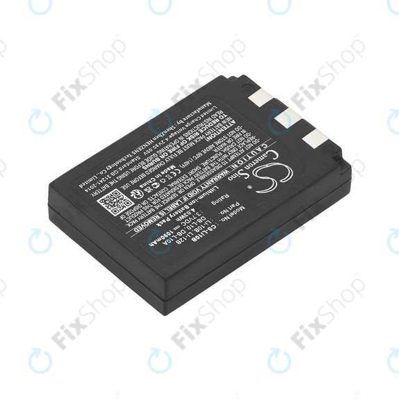 Battery for Olympus C-765 Zoom, Camedia X-3, 1090mAh, Li-Ion, 3.7V, Li-10B, HQ