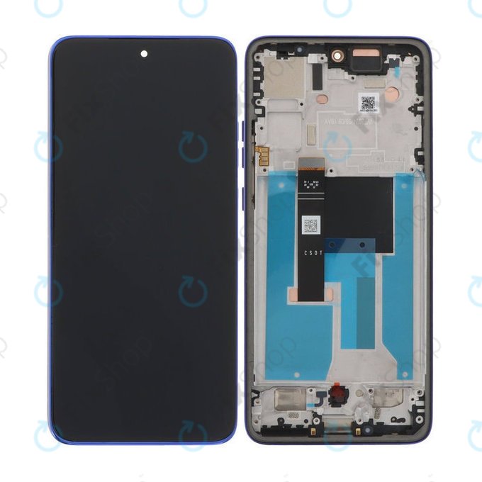 Motorola Edge 50 Neo - LCD Display + Touch Screen + Frame (Nautical Blue) OLED