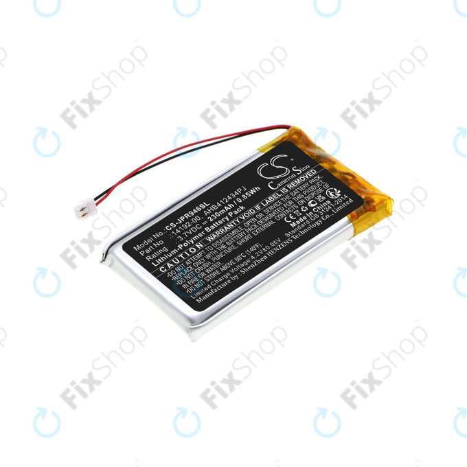 Battery for Jabra Pro 9400, 9450, 9460, 9465, 9470, 230mAh, Li-Pol, 3.7V, 14192-00, HQ