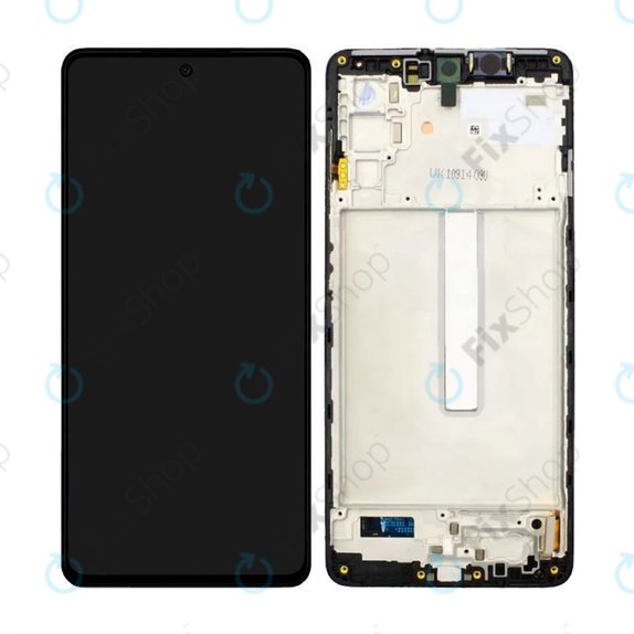 Samsung Galaxy M52 5G M526B - LCD Display + Touch Screen + Frame (Black) TFT