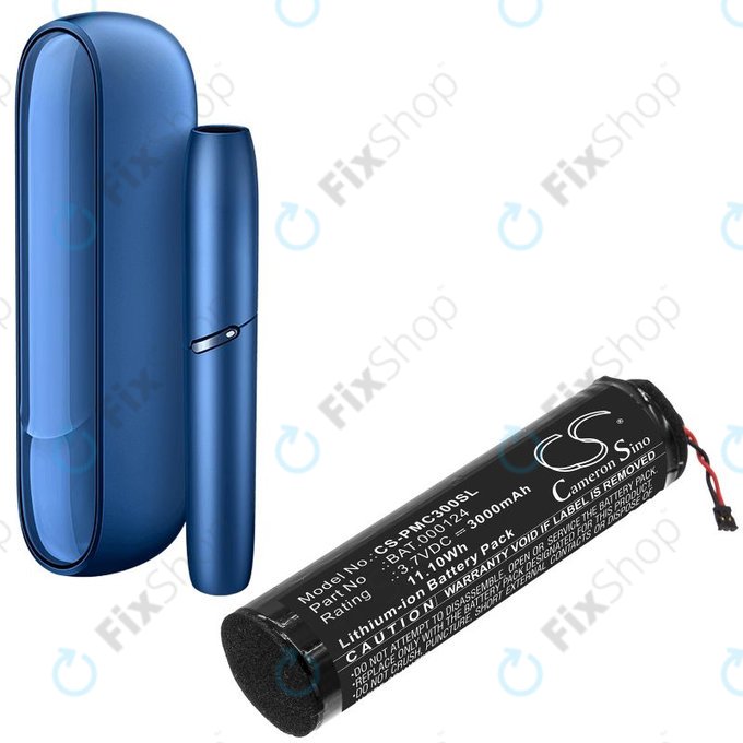 Battery for Iqos 3.0 Charge box, 3000mAh, Li-Ion, 3.7V, BAT.000124, HQ