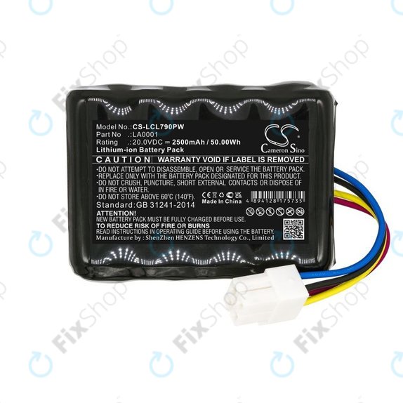 Battery for Landxcape LX797, Ferrex 800m2 2021, 2500mAh, Li-Ion, 20V, LA0001, HQ