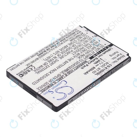 Battery for Motorola Wilder, 800mAh, Li-Ion, 3.7V, BQ50, HQ