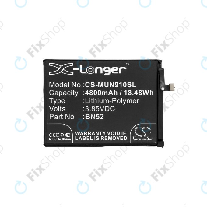 Xiaomi Redmi Note 9 Pro - Battery BN52 4800mAh HQ