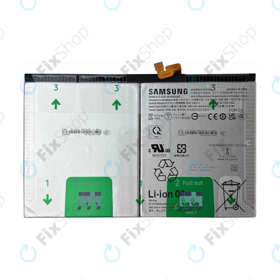 Samsung Galaxy Tab S10+ X820, X826B - Battery EB-BX828ABE 10900mAh - GH82-35927A Genuine Service Pack