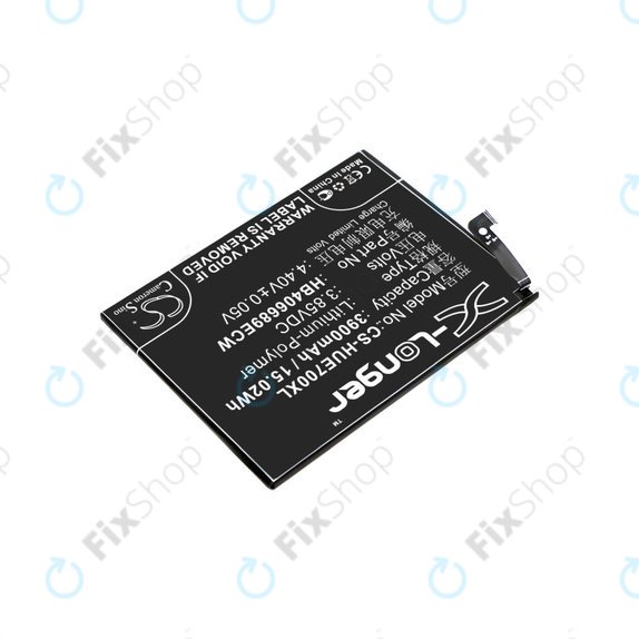 Battery for Huawei Y7, 3900mAh, Li-Pol, 3.85V, HB406689ECW, HQ