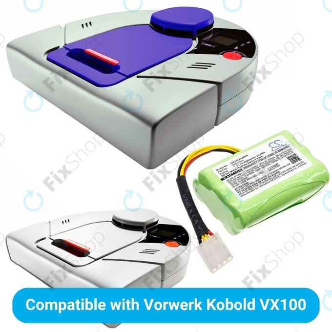 Vorwerk Kobold VX100 - Battery 945-0006 Ni-MH 7.2V 3500mAh HQ