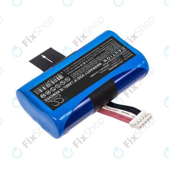 Battery for Ingenico Apos A8, 2600mAh, Li-Ion, 7.4V, LD18650D, HQ
