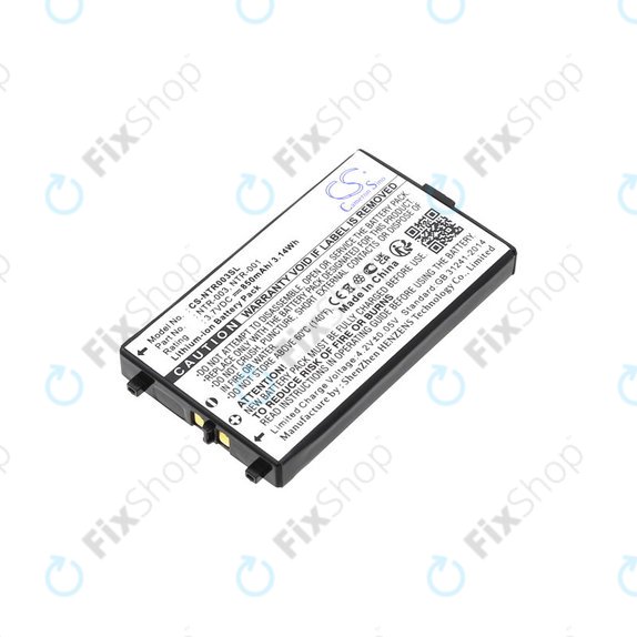 Battery for Nintendo, 850mAh, Li-Ion, 3.7V, NTR-003, HQ