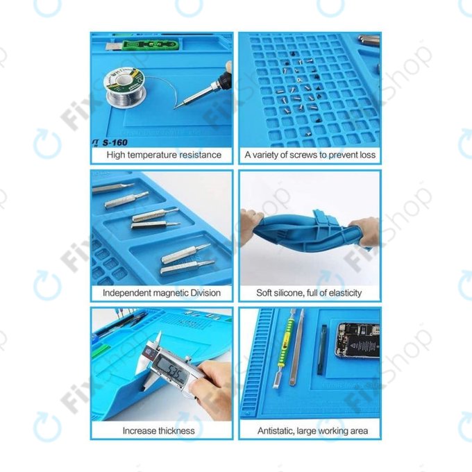 ESD Antistatic Heat-Resistant Silicone Pad - 45 x 30cm