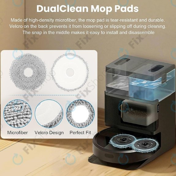 Mop Cloth, 2pcs for iRobot Roomba Plus 505, 507, 405, 4020