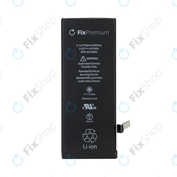 Battery for iPhone 6, 1810mAh, FixPremium