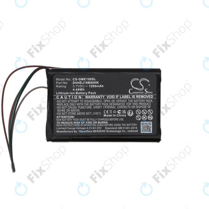 Battery for Garmin Edge 1000, Explore, 1200mAh, Li-ion, 3.7V, DI44EJ18B60HK, HQ